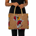 Sac à main Carte d’Afrique FLEURBA